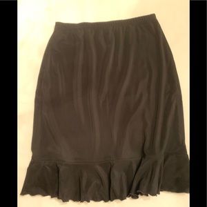 A Byer Black Knee Length Skirt